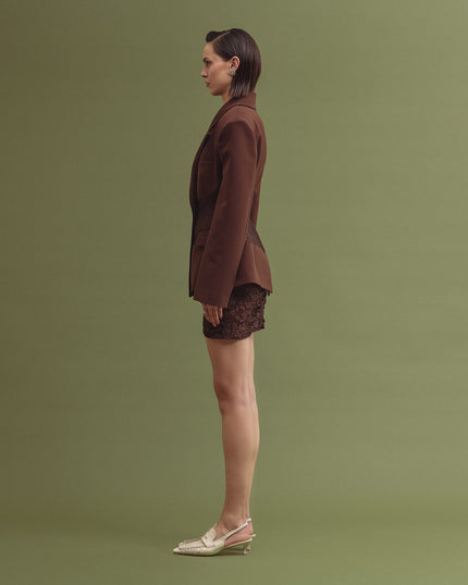 IRIS blazer chocolate