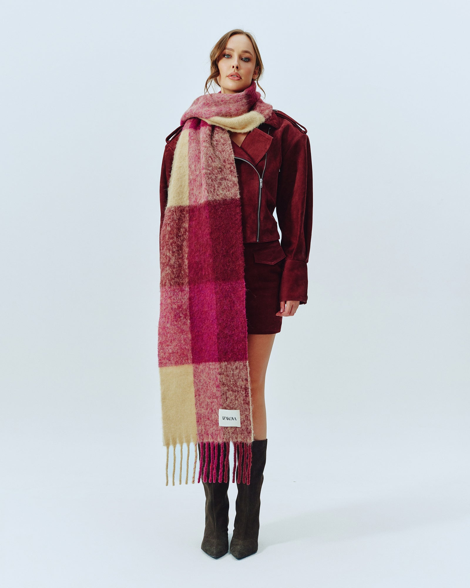 IZK alpaca scarf RUBEN