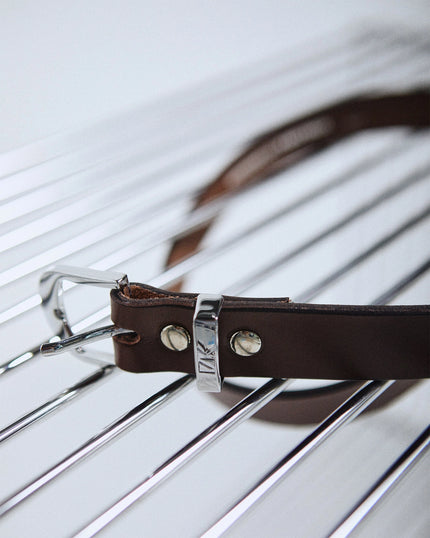 IZK thin belt brown