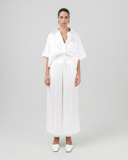 MAREA pants white satin