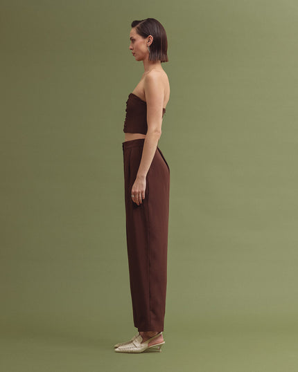 SPINA pants chocolate