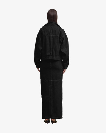 ALMA bomber jacket washed black